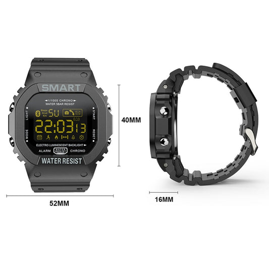 Lokmat MK22 1.21 inch FSTN LCD Screen 50m Waterproof Smart Watch, Support Information Reminder / Remote Camera / Sport Record