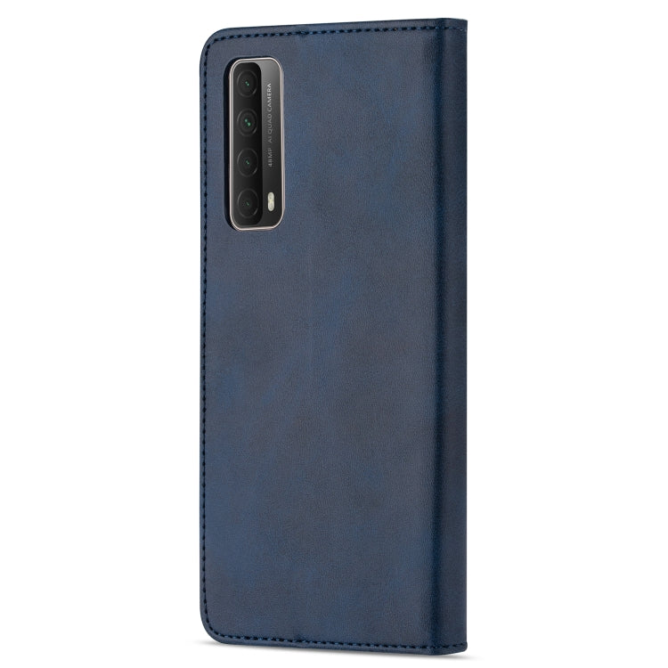 GUSSIM GS-001 Business Style Horizontal Flip Skin Feel PU Leather Case with Holder & Card Slots & Wallet & Photo Frame, For Huawei P Smart 2021