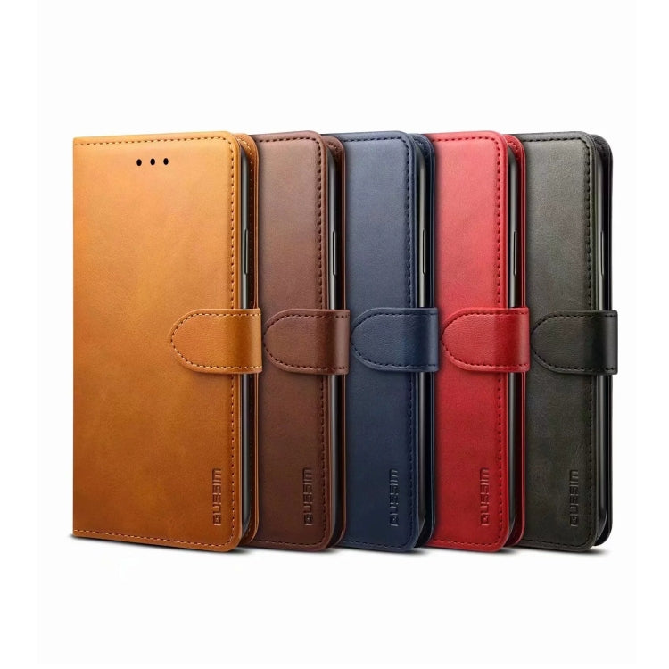 GUSSIM GS-001 Business Style Horizontal Flip Skin Feel PU Leather Case with Holder & Card Slots & Wallet & Photo Frame, For Huawei P Smart 2021