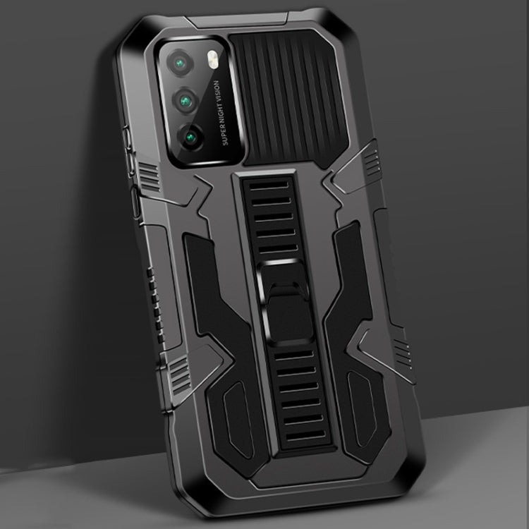 Vanguard Warrior All Inclusive Double-color Shockproof TPU + PC Protective Case with Holder, For Xiaomi Poco M3, For Samsung Galaxy Note20 Ultra, For Motorola Moto G9 Plus