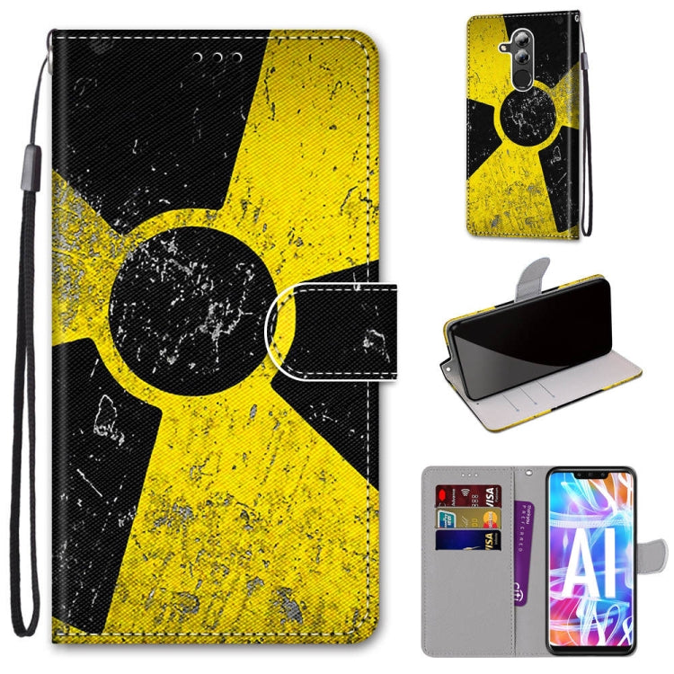 Coloured Drawing Cross Texture Horizontal Flip PU Leather Case with Holder & Card Slots & Wallet & Lanyard, For Huawei Mate 20 Lite / Maimang 7, For Huawei nova 6 SE / P40 Lite, For Huawei P smart 2020, For Huawei P20 Lite / nova 3e