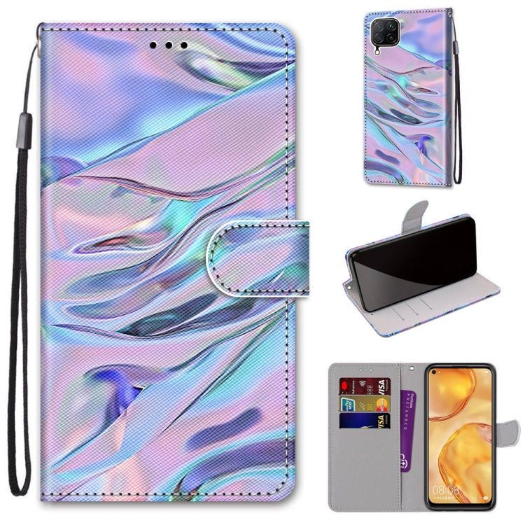 Coloured Drawing Cross Texture Horizontal Flip PU Leather Case with Holder & Card Slots & Wallet & Lanyard, For Huawei Mate 20 Lite / Maimang 7, For Huawei nova 6 SE / P40 Lite, For Huawei P smart 2020, For Huawei P20 Lite / nova 3e