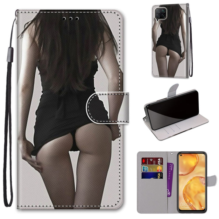 Coloured Drawing Cross Texture Horizontal Flip PU Leather Case with Holder & Card Slots & Wallet & Lanyard, For Huawei Mate 20 Lite / Maimang 7, For Huawei nova 6 SE / P40 Lite, For Huawei P smart 2020, For Huawei P20 Lite / nova 3e