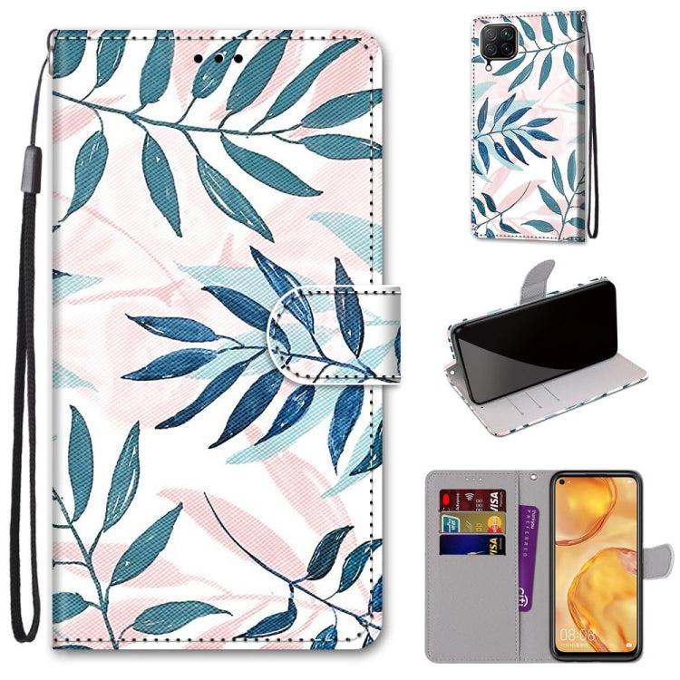 Coloured Drawing Cross Texture Horizontal Flip PU Leather Case with Holder & Card Slots & Wallet & Lanyard, For Huawei Mate 20 Lite / Maimang 7, For Huawei nova 6 SE / P40 Lite, For Huawei P smart 2020, For Huawei P20 Lite / nova 3e