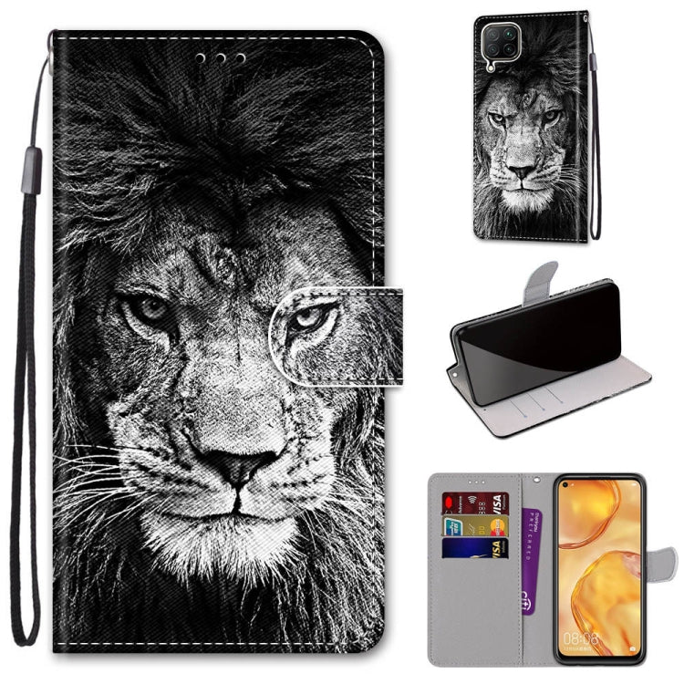 Coloured Drawing Cross Texture Horizontal Flip PU Leather Case with Holder & Card Slots & Wallet & Lanyard, For Huawei Mate 20 Lite / Maimang 7, For Huawei nova 6 SE / P40 Lite, For Huawei P smart 2020, For Huawei P20 Lite / nova 3e