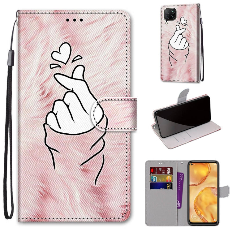 Coloured Drawing Cross Texture Horizontal Flip PU Leather Case with Holder & Card Slots & Wallet & Lanyard, For Huawei Mate 20 Lite / Maimang 7, For Huawei nova 6 SE / P40 Lite, For Huawei P smart 2020, For Huawei P20 Lite / nova 3e