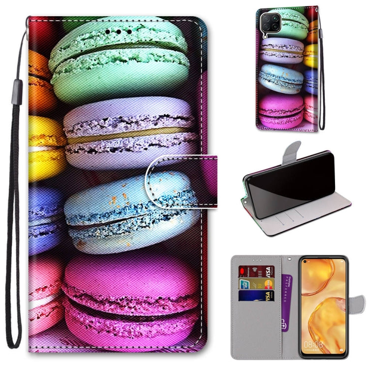 Coloured Drawing Cross Texture Horizontal Flip PU Leather Case with Holder & Card Slots & Wallet & Lanyard, For Huawei Mate 20 Lite / Maimang 7, For Huawei nova 6 SE / P40 Lite, For Huawei P smart 2020, For Huawei P20 Lite / nova 3e