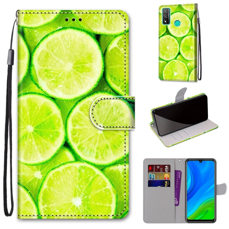 Coloured Drawing Cross Texture Horizontal Flip PU Leather Case with Holder & Card Slots & Wallet & Lanyard, For Huawei Mate 20 Lite / Maimang 7, For Huawei nova 6 SE / P40 Lite, For Huawei P smart 2020, For Huawei P20 Lite / nova 3e