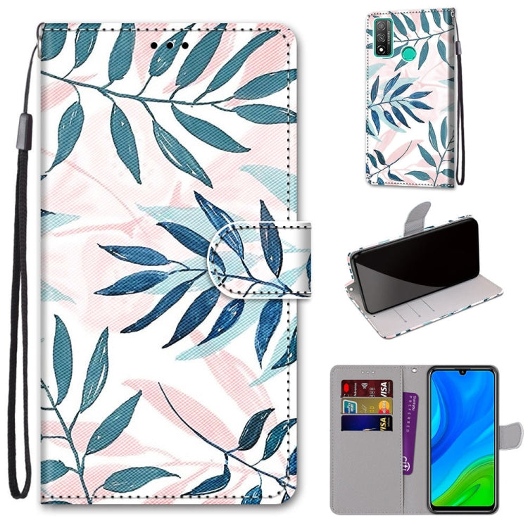 Coloured Drawing Cross Texture Horizontal Flip PU Leather Case with Holder & Card Slots & Wallet & Lanyard, For Huawei Mate 20 Lite / Maimang 7, For Huawei nova 6 SE / P40 Lite, For Huawei P smart 2020, For Huawei P20 Lite / nova 3e