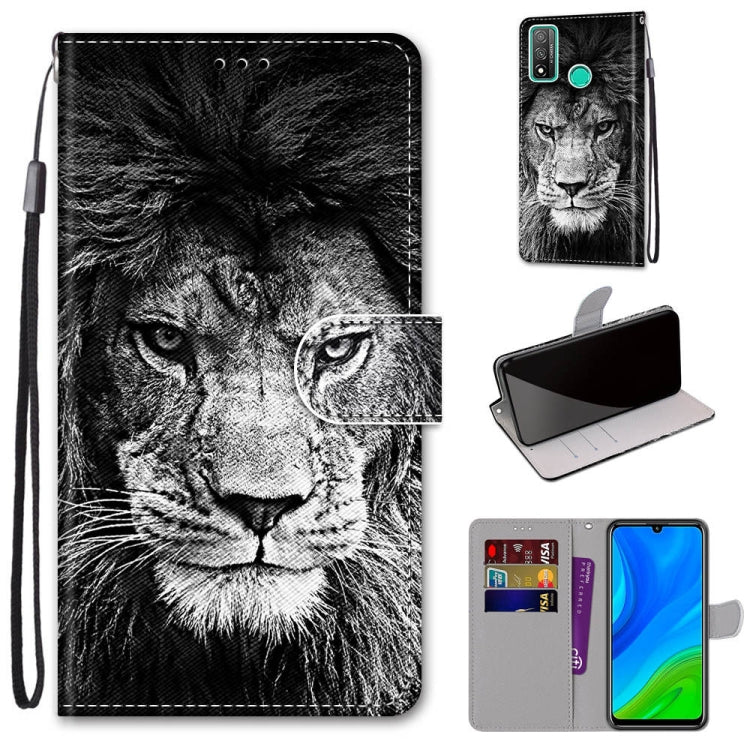Coloured Drawing Cross Texture Horizontal Flip PU Leather Case with Holder & Card Slots & Wallet & Lanyard, For Huawei Mate 20 Lite / Maimang 7, For Huawei nova 6 SE / P40 Lite, For Huawei P smart 2020, For Huawei P20 Lite / nova 3e