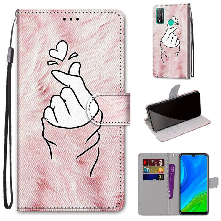 Coloured Drawing Cross Texture Horizontal Flip PU Leather Case with Holder & Card Slots & Wallet & Lanyard, For Huawei Mate 20 Lite / Maimang 7, For Huawei nova 6 SE / P40 Lite, For Huawei P smart 2020, For Huawei P20 Lite / nova 3e