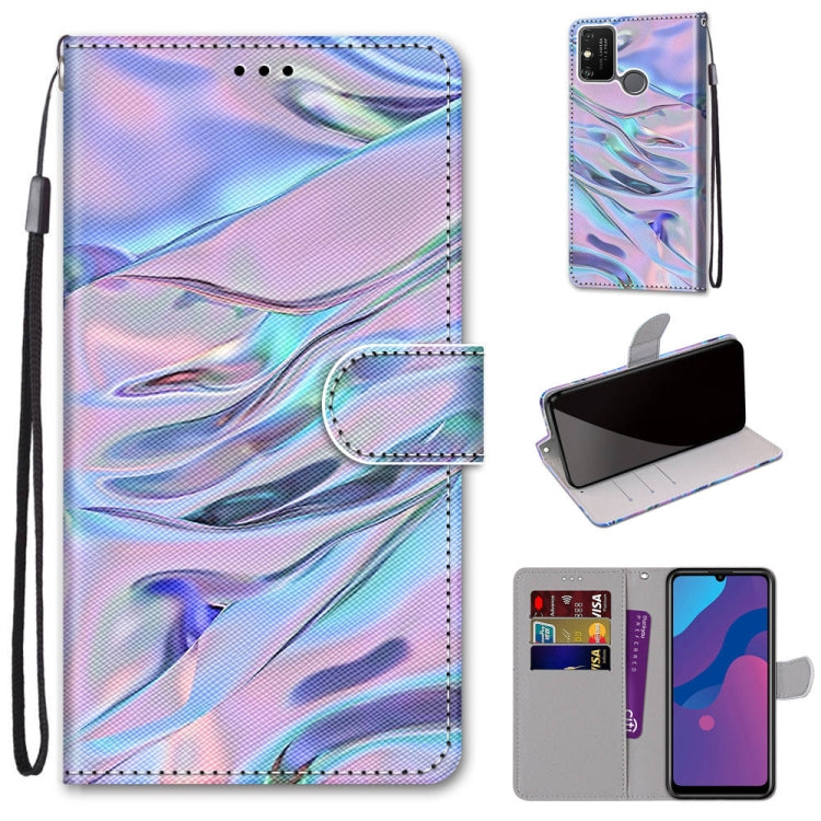 Coloured Drawing Cross Texture Horizontal Flip PU Leather Case with Holder & Card Slots & Wallet & Lanyard, For Huawei Honor 8X, For Huawei Honor 9, For Huawei Honor 9 Lite, For Huawei Honor 9A
