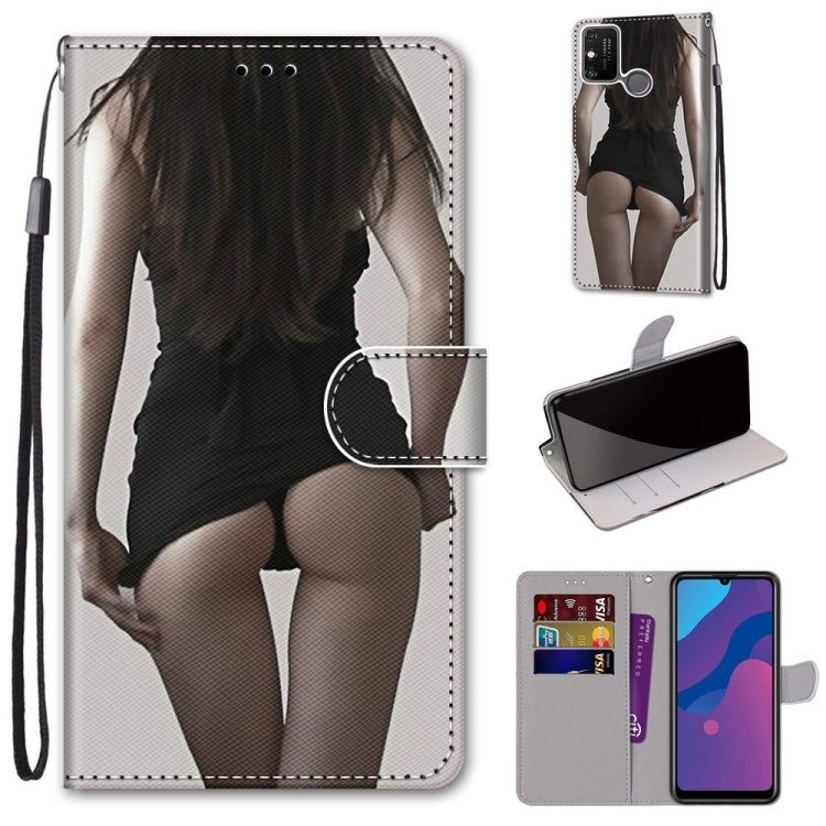 Coloured Drawing Cross Texture Horizontal Flip PU Leather Case with Holder & Card Slots & Wallet & Lanyard, For Huawei Honor 8X, For Huawei Honor 9, For Huawei Honor 9 Lite, For Huawei Honor 9A