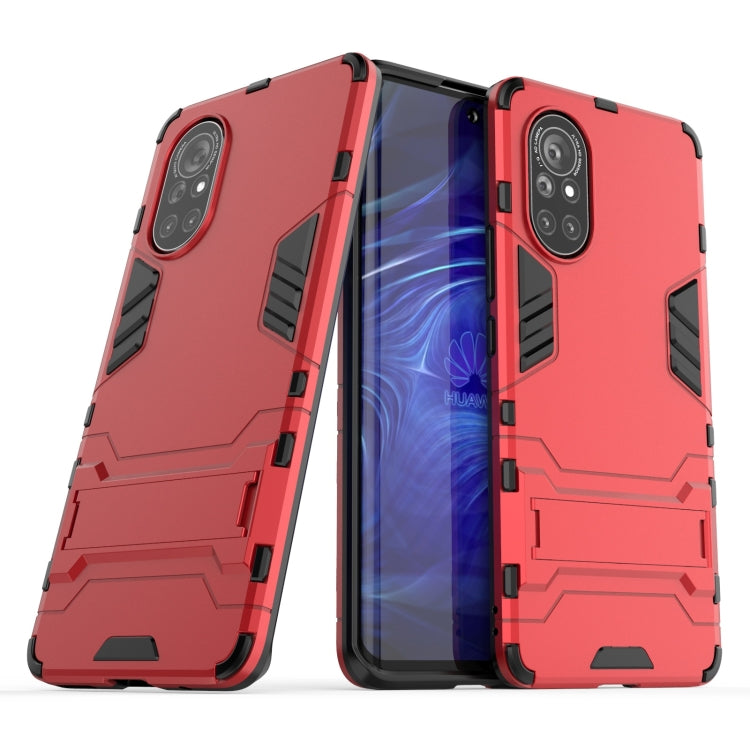 PC + TPU Shockproof Protective Case with Holder, For Huawei Nova 8 5G, For Huawei Nova 8 Pro 5G, For Samsung Galaxy A72 5G(US Version)