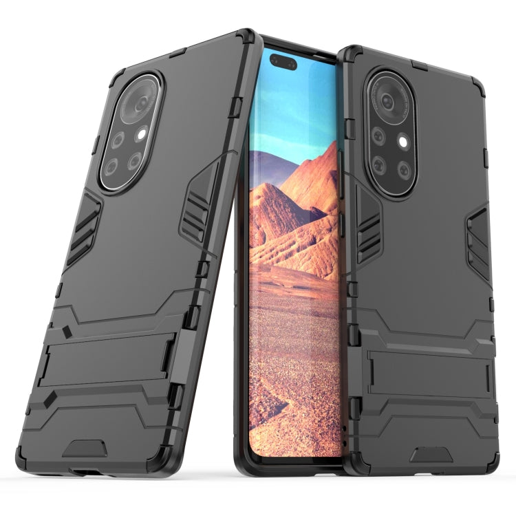 PC + TPU Shockproof Protective Case with Holder, For Huawei Nova 8 5G, For Huawei Nova 8 Pro 5G, For Samsung Galaxy A72 5G(US Version)