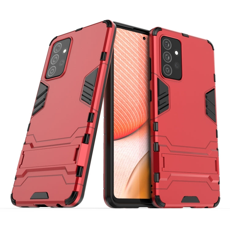 PC + TPU Shockproof Protective Case with Holder, For Huawei Nova 8 5G, For Huawei Nova 8 Pro 5G, For Samsung Galaxy A72 5G(US Version)
