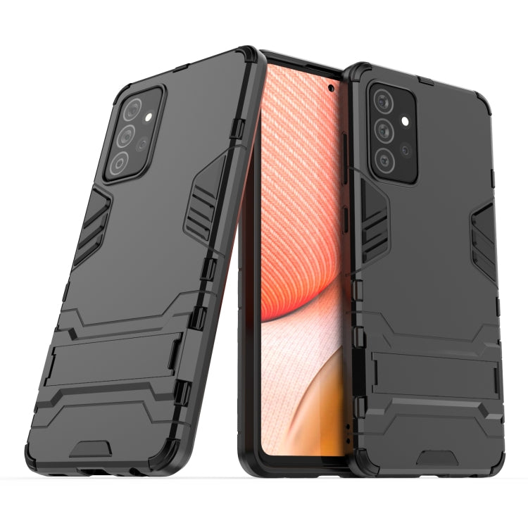 PC + TPU Shockproof Protective Case with Holder, For Huawei Nova 8 5G, For Huawei Nova 8 Pro 5G, For Samsung Galaxy A72 5G(US Version)