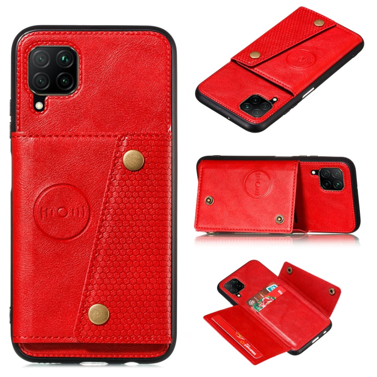 Double Buckle PU + TPU Shockproof Magnetic Protective Case with Card Slot & Holder, For Huawei Mate 40, For Huawei Mate 40 Pro, For Samsung Galaxy A12, For Samsung Galaxy A52 5G / 4G, For Samsung Galaxy A72 5G / 4G, For Samsung Galaxy A42 5G