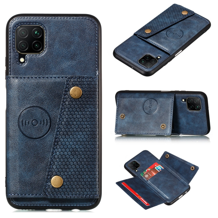 Double Buckle PU + TPU Shockproof Magnetic Protective Case with Card Slot & Holder, For Huawei Mate 40, For Huawei Mate 40 Pro, For Samsung Galaxy A12, For Samsung Galaxy A52 5G / 4G, For Samsung Galaxy A72 5G / 4G, For Samsung Galaxy A42 5G