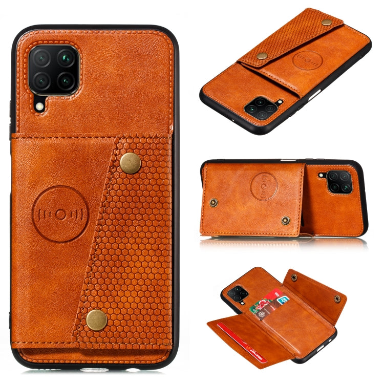 Double Buckle PU + TPU Shockproof Magnetic Protective Case with Card Slot & Holder, For Huawei Mate 40, For Huawei Mate 40 Pro, For Samsung Galaxy A12, For Samsung Galaxy A52 5G / 4G, For Samsung Galaxy A72 5G / 4G, For Samsung Galaxy A42 5G