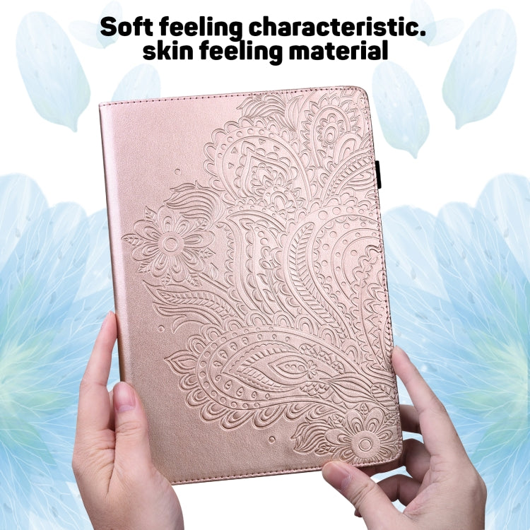 Peacock Embossed Pattern TPU + PU Horizontal Flip Leather Case with Holder & Card Slots & Wallet