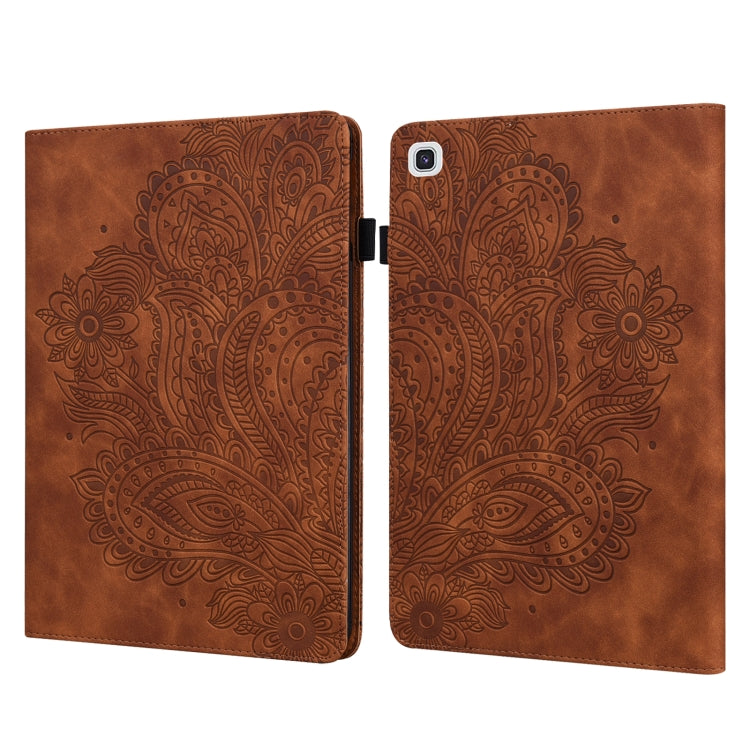 Peacock Embossed Pattern TPU + PU Horizontal Flip Leather Case with Holder & Card Slots & Wallet