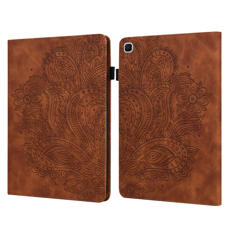 Peacock Embossed Pattern TPU + PU Horizontal Flip Leather Case with Holder & Card Slots & Wallet