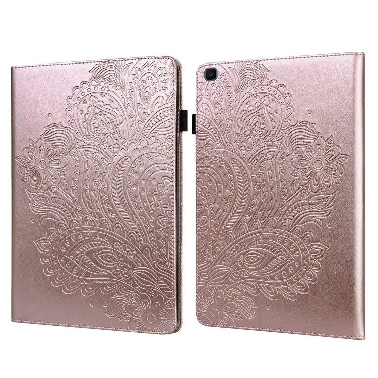 Peacock Embossed Pattern TPU + PU Horizontal Flip Leather Case with Holder & Card Slots & Wallet
