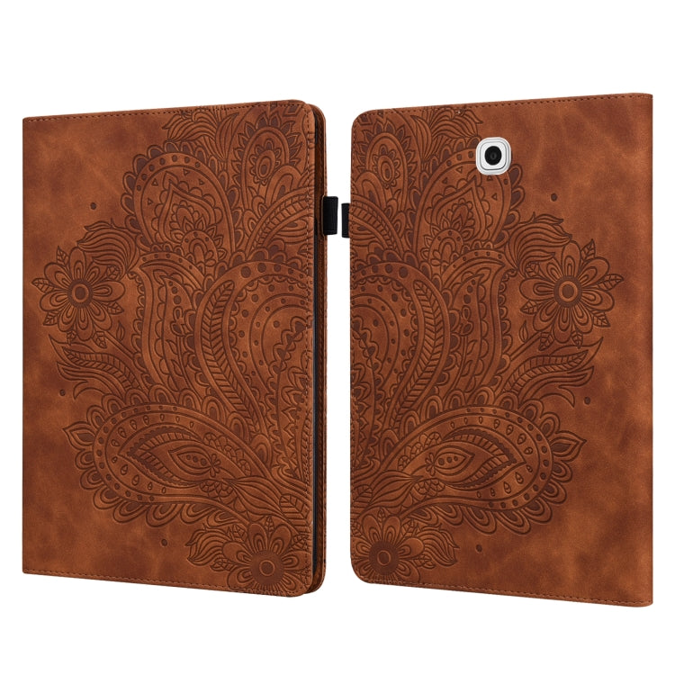 Peacock Embossed Pattern TPU + PU Horizontal Flip Leather Case with Holder & Card Slots & Wallet
