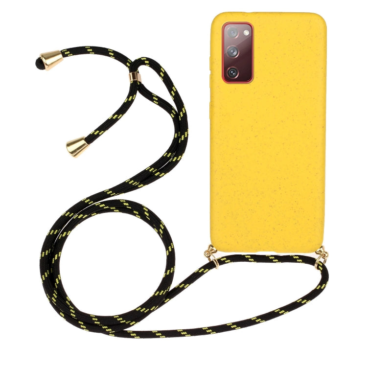 Wheat Straw Material + TPU Protective Case with Lanyard, For Huawei P smart 2020, For Samsung Galaxy S21 5G, For Samsung Galaxy S21+ 5G, For Samsung Galaxy S21 Ultra 5G, For Samsung Galaxy S20 FE, For Samsung Galaxy A21s