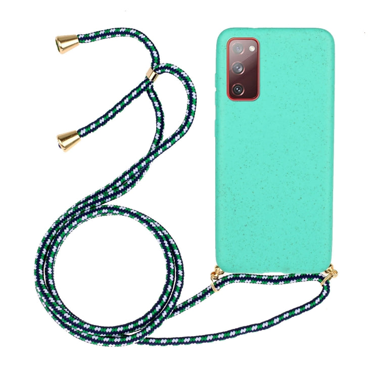 Wheat Straw Material + TPU Protective Case with Lanyard, For Huawei P smart 2020, For Samsung Galaxy S21 5G, For Samsung Galaxy S21+ 5G, For Samsung Galaxy S21 Ultra 5G, For Samsung Galaxy S20 FE, For Samsung Galaxy A21s