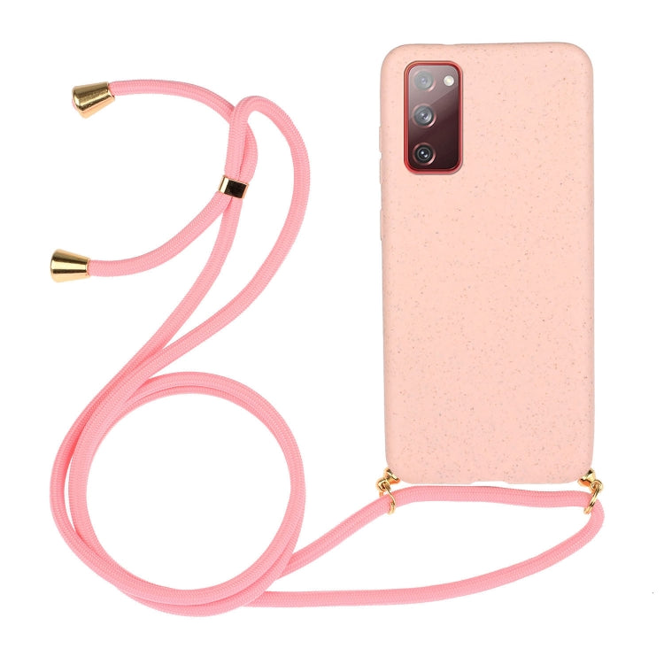 Wheat Straw Material + TPU Protective Case with Lanyard, For Huawei P smart 2020, For Samsung Galaxy S21 5G, For Samsung Galaxy S21+ 5G, For Samsung Galaxy S21 Ultra 5G, For Samsung Galaxy S20 FE, For Samsung Galaxy A21s