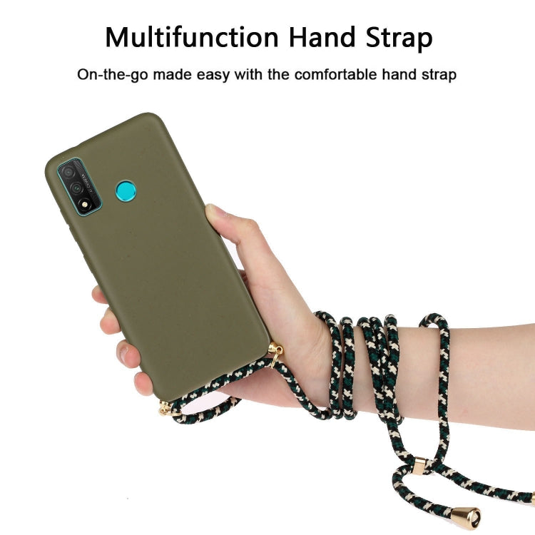 Wheat Straw Material + TPU Protective Case with Lanyard, For Huawei P smart 2020, For Samsung Galaxy S21 5G, For Samsung Galaxy S21+ 5G, For Samsung Galaxy S21 Ultra 5G, For Samsung Galaxy S20 FE, For Samsung Galaxy A21s