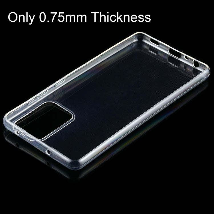 0.75mm Ultra-thin Transparent TPU Soft Protective Case, For Samsung Galaxy A72 5G, For Samsung Galaxy A52 5G