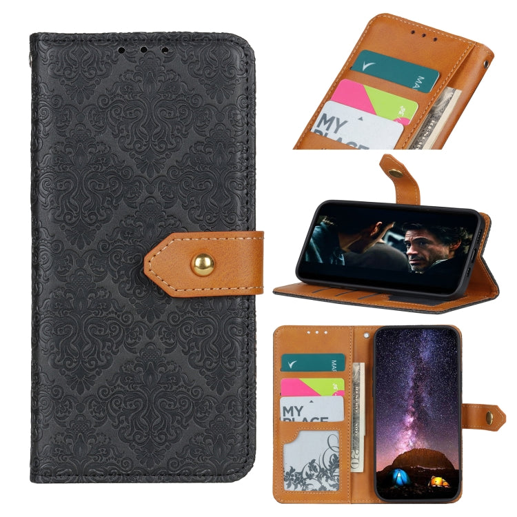 European Floral Embossed Copper Buckle Horizontal Flip PU Leather Case with Holder & Card Slots & Wallet & Photo Frame, For Xiaomi Mi 10 Lite 5G, For Xiaomi Mi 10T Lite 5G, For Sony Xperia L4, For Sony Xperia 1 II, For Xiaomi Poco M3, For Xiaomi Redmi ...