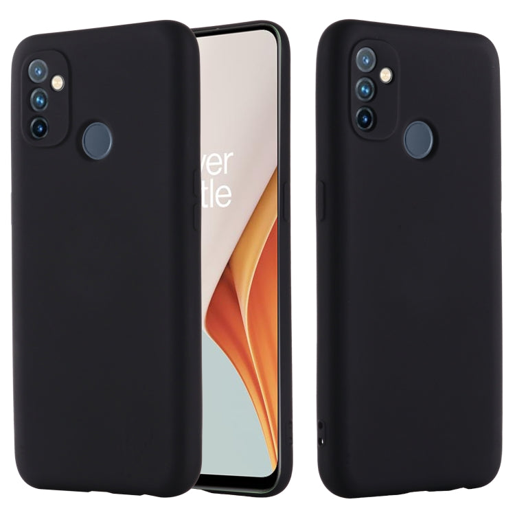 Pure Color Liquid Silicone Shockproof Full Coverage Case, For OnePlus Nord N100, For Xiaomi Redmi Note 9 4G (CN Version), For Xiaomi Redmi Note 9 5G (CN Version)