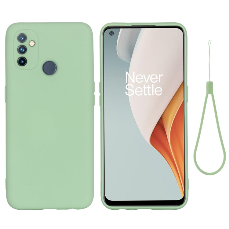 Pure Color Liquid Silicone Shockproof Full Coverage Case, For OnePlus Nord N100, For Xiaomi Redmi Note 9 4G (CN Version), For Xiaomi Redmi Note 9 5G (CN Version)