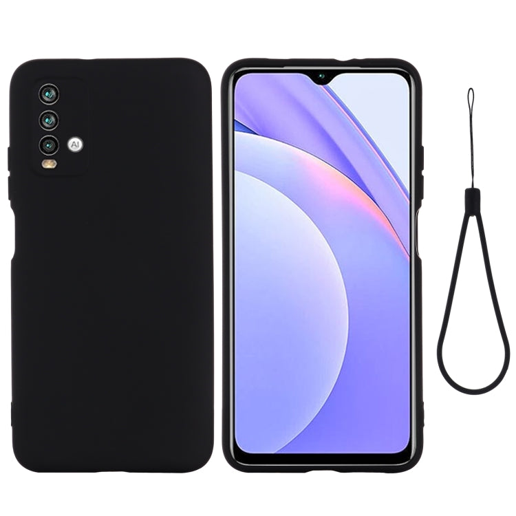 Pure Color Liquid Silicone Shockproof Full Coverage Case, For OnePlus Nord N100, For Xiaomi Redmi Note 9 4G (CN Version), For Xiaomi Redmi Note 9 5G (CN Version)