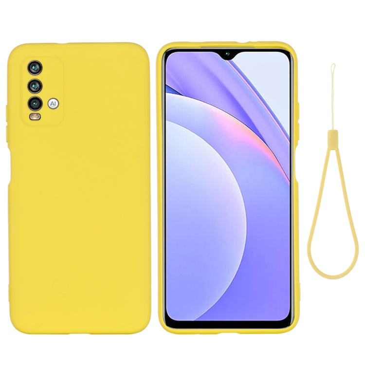 Pure Color Liquid Silicone Shockproof Full Coverage Case, For OnePlus Nord N100, For Xiaomi Redmi Note 9 4G (CN Version), For Xiaomi Redmi Note 9 5G (CN Version)