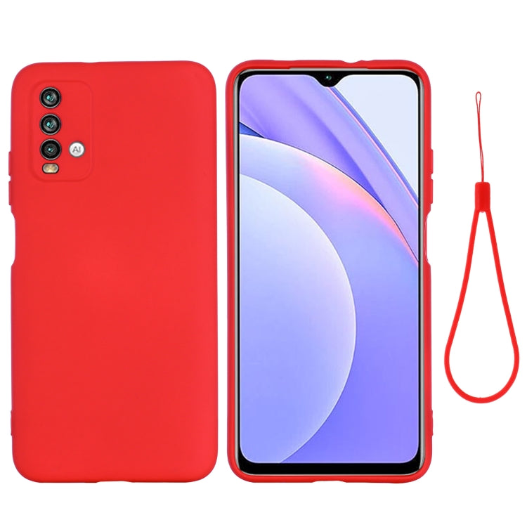 Pure Color Liquid Silicone Shockproof Full Coverage Case, For OnePlus Nord N100, For Xiaomi Redmi Note 9 4G (CN Version), For Xiaomi Redmi Note 9 5G (CN Version)