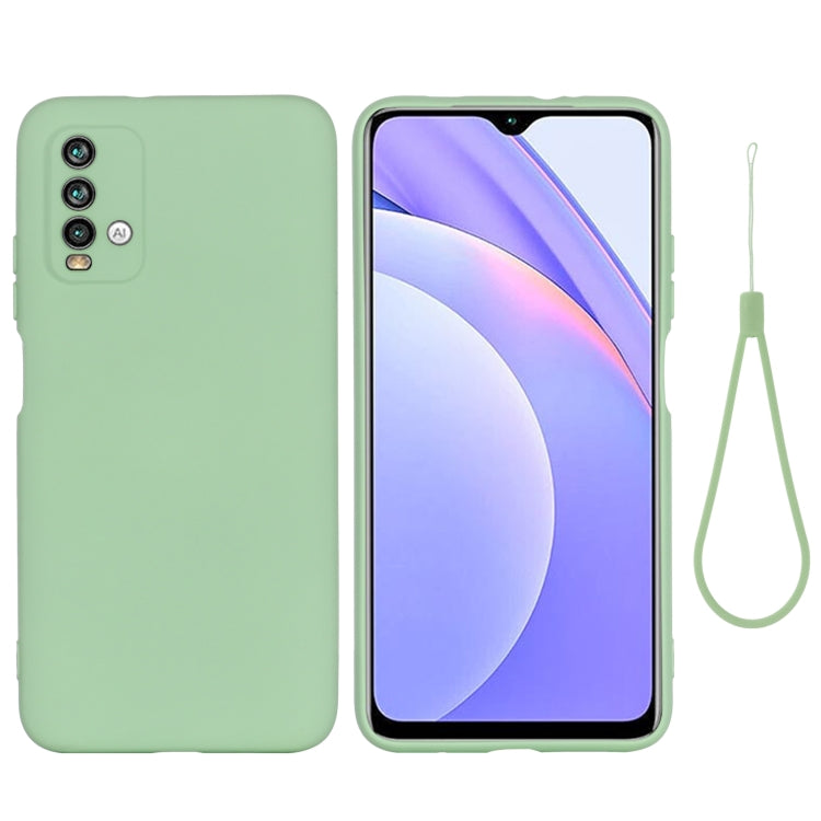 Pure Color Liquid Silicone Shockproof Full Coverage Case, For OnePlus Nord N100, For Xiaomi Redmi Note 9 4G (CN Version), For Xiaomi Redmi Note 9 5G (CN Version)