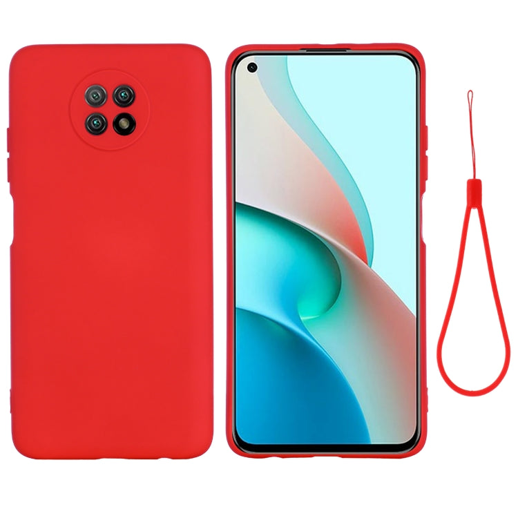 Pure Color Liquid Silicone Shockproof Full Coverage Case, For OnePlus Nord N100, For Xiaomi Redmi Note 9 4G (CN Version), For Xiaomi Redmi Note 9 5G (CN Version)