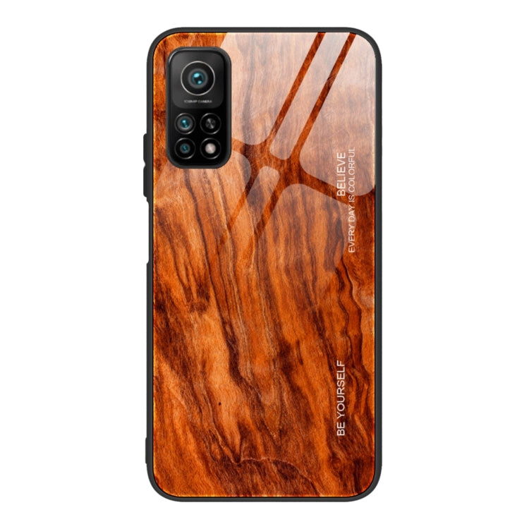 Wood Grain Glass Protective Case