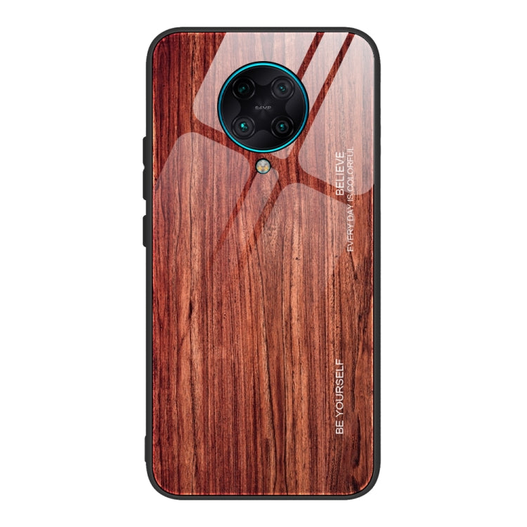 Wood Grain Glass Protective Case