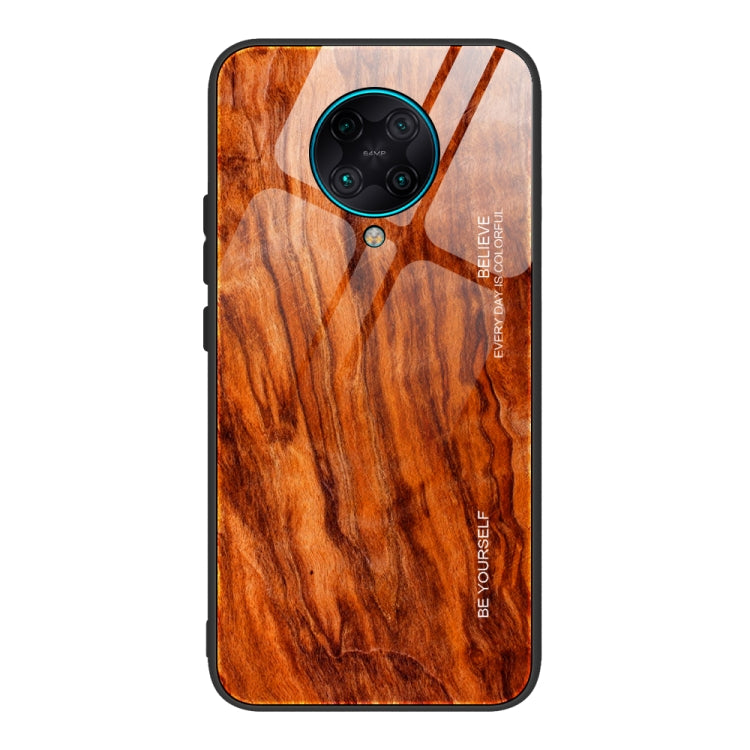 Wood Grain Glass Protective Case