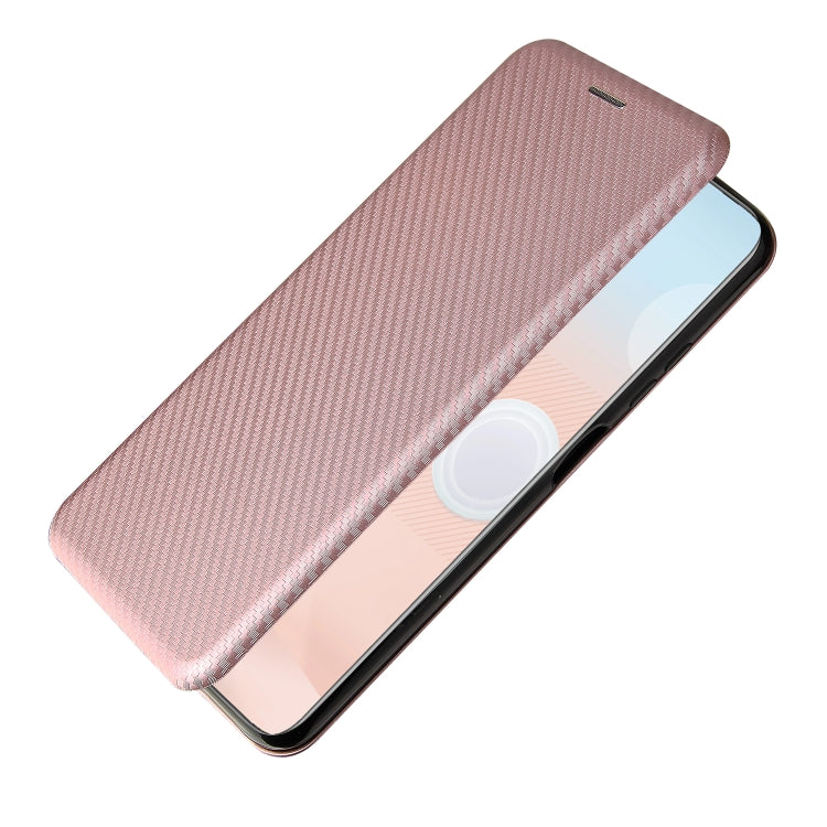 Carbon Fiber Texture Magnetic Horizontal Flip TPU + PC + PU Leather Case with Card Slot, For HTC Desire 21 Pro, For vivo Y51 2020, For OnePlus 9, For UMIDIGI A7S