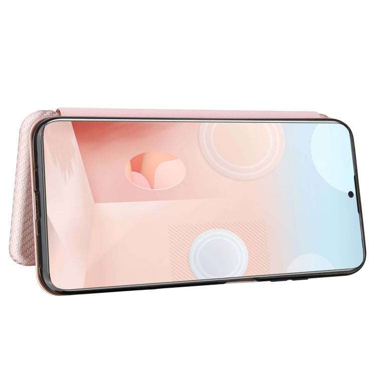 Carbon Fiber Texture Magnetic Horizontal Flip TPU + PC + PU Leather Case with Card Slot, For HTC Desire 21 Pro, For vivo Y51 2020, For OnePlus 9, For UMIDIGI A7S