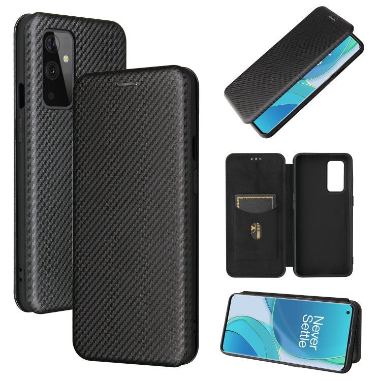 Carbon Fiber Texture Magnetic Horizontal Flip TPU + PC + PU Leather Case with Card Slot, For HTC Desire 21 Pro, For vivo Y51 2020, For OnePlus 9, For UMIDIGI A7S