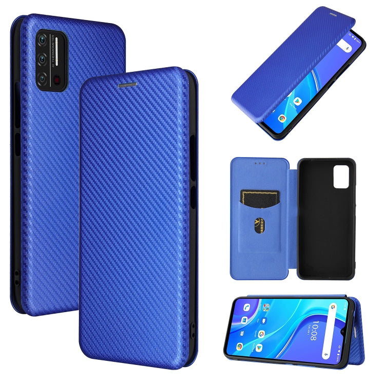 Carbon Fiber Texture Magnetic Horizontal Flip TPU + PC + PU Leather Case with Card Slot, For HTC Desire 21 Pro, For vivo Y51 2020, For OnePlus 9, For UMIDIGI A7S
