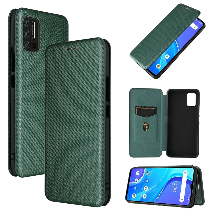 Carbon Fiber Texture Magnetic Horizontal Flip TPU + PC + PU Leather Case with Card Slot, For HTC Desire 21 Pro, For vivo Y51 2020, For OnePlus 9, For UMIDIGI A7S